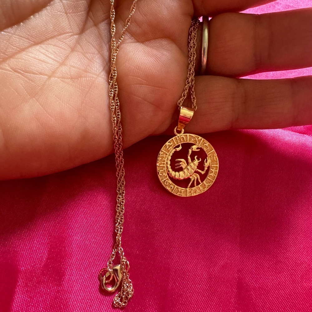 Scorpio ♏️ pendant necklace